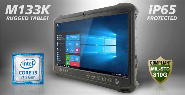 Regen, Sturz, Vibrationen … ein ruggedized Industrie-Tablet muss immer perfekt und schnell performen