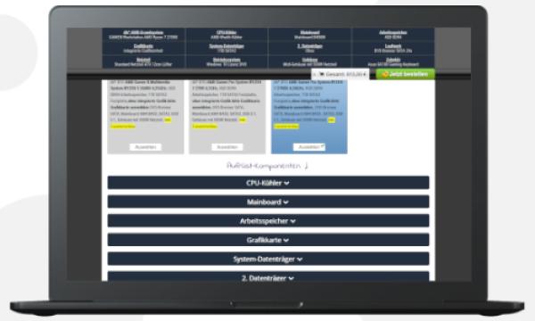 PC selbst online zusammenstellen, vom Profi zusammenbauen lassen und dabei Geld sparen