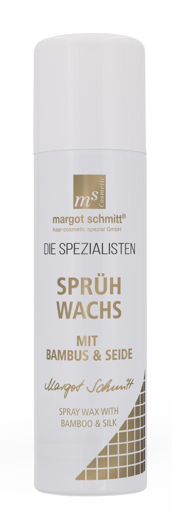 Neu von Margot Schmitt:  Sprühwachs mit Bambus und Seide für jedes Haar