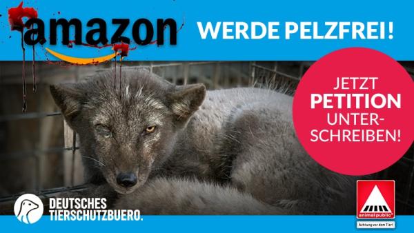 Über 65.000 Menschen fordern Amazon auf, pelzfrei zu werden!