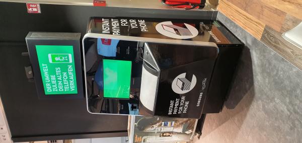 Ready for take off: ecoATM kooperiert mit Samsung | o2 Store am Flughafen Frankfurt