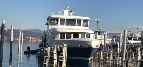 Der Frühling am Lago Maggiore bringt Hybridschifffahrt