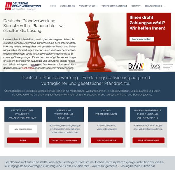 Öffentliche Versteigerung von Unternehmensanteilen und Rechten