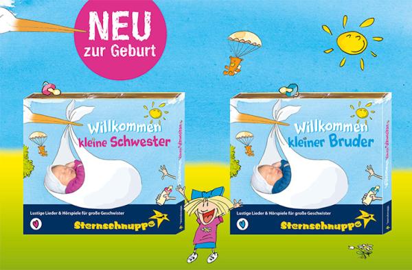 Das Sternschnuppe CD-Geschenk für werdende und frisch gebackene Geschwister