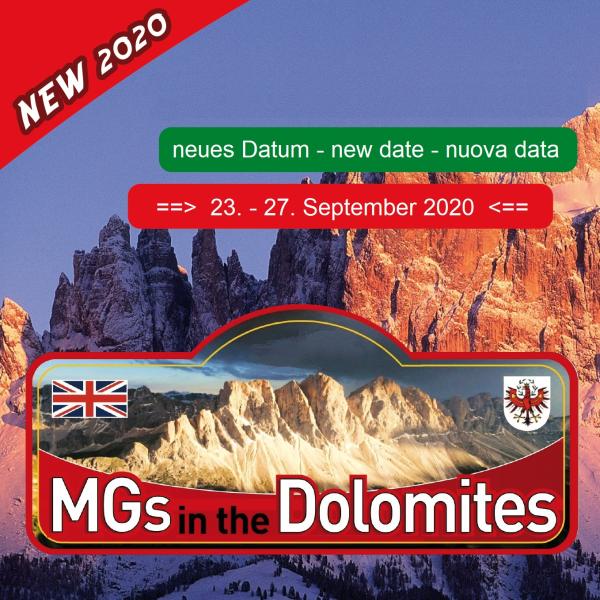 Aktuelle News - 2020 MGs in the Dolomites