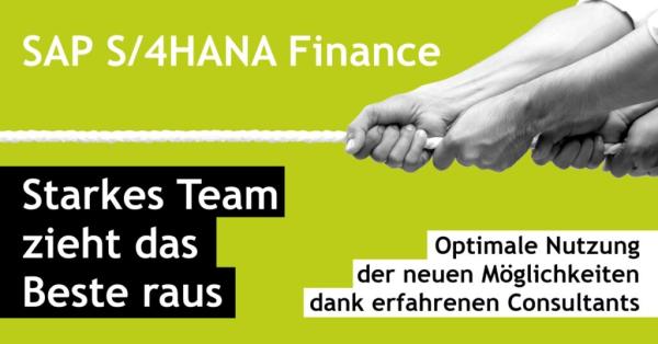 So machen Sie Ihr Finanzmanagement fit: starkes SAP S/4HANA FINANCE Team von oneresource ag