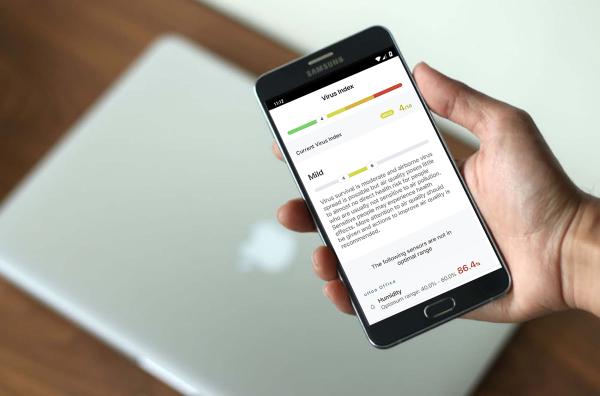 Der uHoo Virus Index - Viruslast-Erkennung aufgrund der Luftqualität