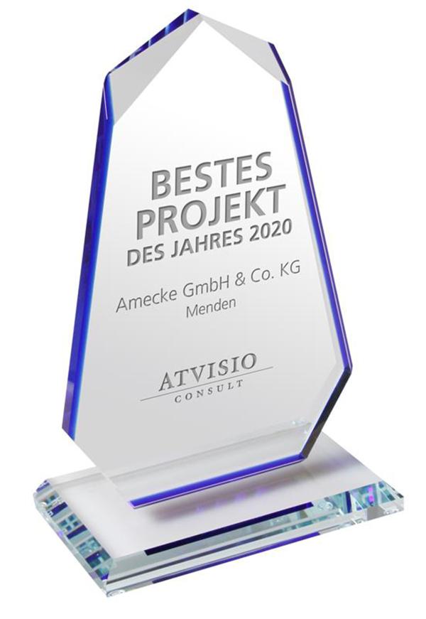 Fruchtsafthersteller Amecke erhält ATVISIO Award 2020