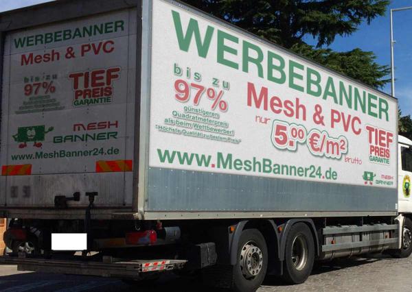 Qualitative Meshbanner über 50% günstiger