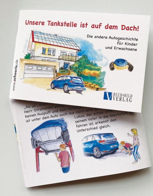 Unsere Tankstelle ist auf dem Dach! Die andere Autogeschichte für Kinder und Erwachsene