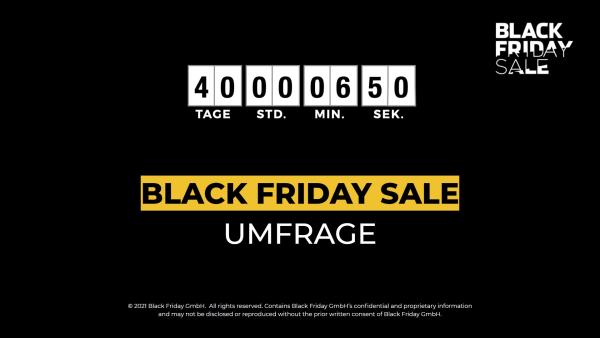 Black Friday Sale Studie: Rund 40 Prozent der Online-Händler rechnen mit Umsatzsteigerung