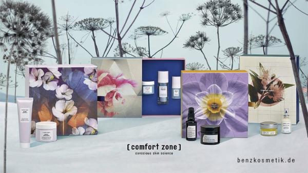 Benzkosmetik - neu im Sortiment, die attraktiven Geschenkboxen der Marke [ comfort zone ]