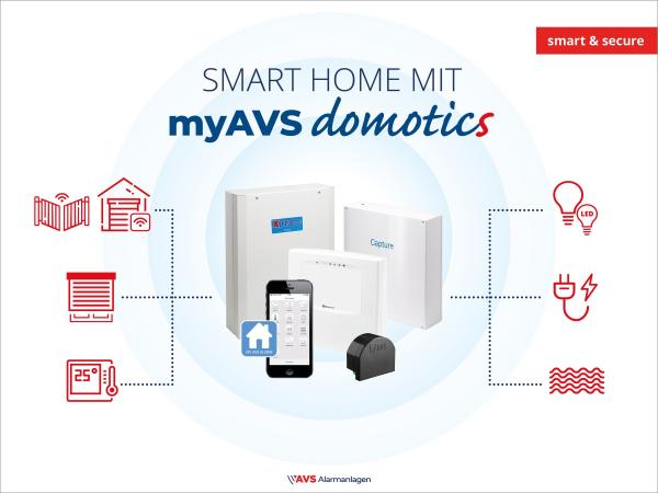 myAVSdomotics: AVS Alarmanlagen mit Smart Home