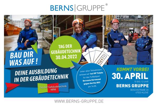 Tag der Gebäudetechnik in NRW: Die Berns Gruppe ist dabei