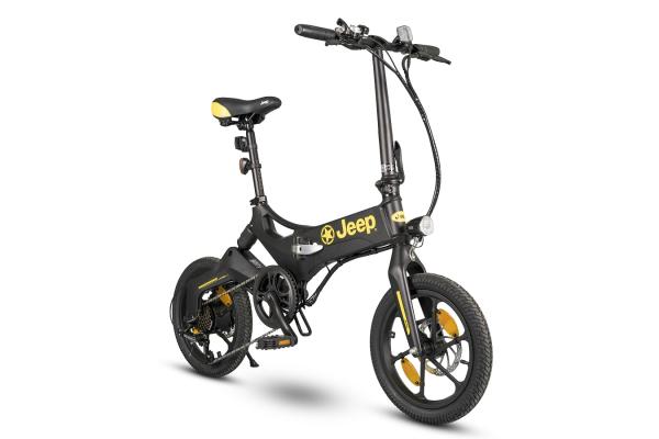 XXS bei maximaler Flexibilität verspricht das neue Elektro-Faltrad von Jeep E-Bikes