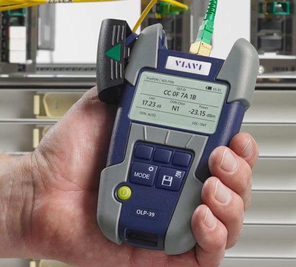 VIAVI SmartPocket V2 OLP-39 TruePON Tester: erster wellenlängenselektiver Pegelmesser mit Datenanalysefunktion