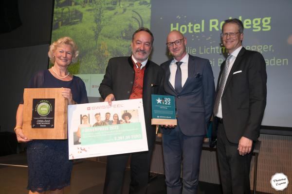 Swissfeel-Förderpreis für Nachhaltigkeit: Hotel Rehlegg erhält bei der Busche-Gala mehrere Auszeichnungen 