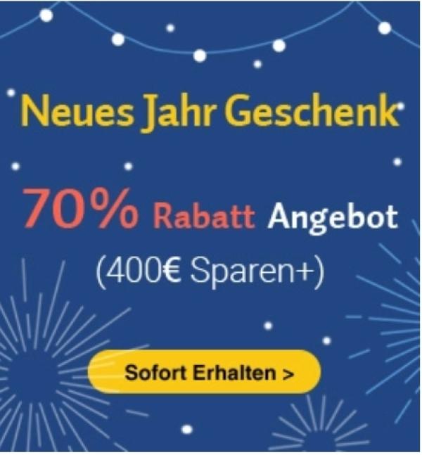 Leawo Neujahrsangebot: Bis zu 70% Rabatt & kostenloses Werbegeschenk