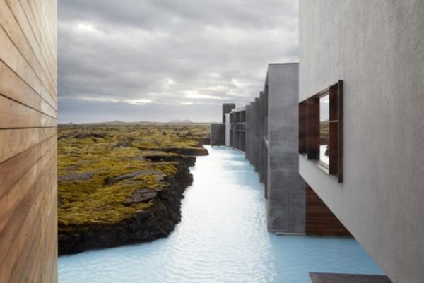 Referenzbericht: Elegante Tuerlosungen von GEZE im Luxushotel The Retreat Blue Lagoon in Island