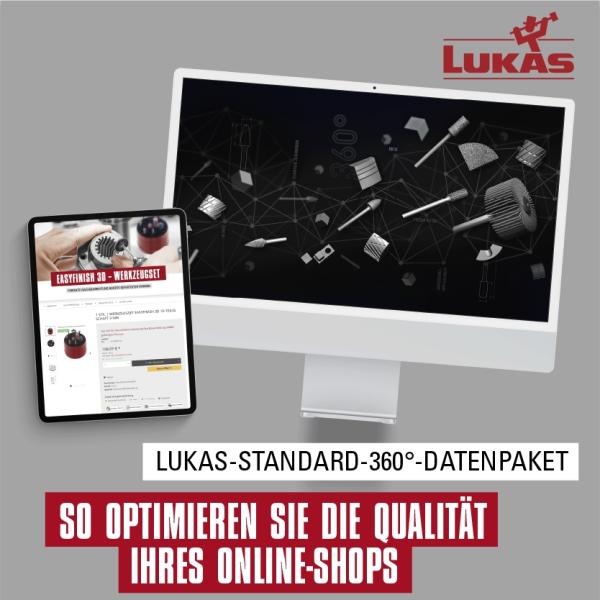 Schöpfen Sie das Potential Ihres Shops voll aus - Mit dem LUKAS-Standard-360&deg;-Datenpaket