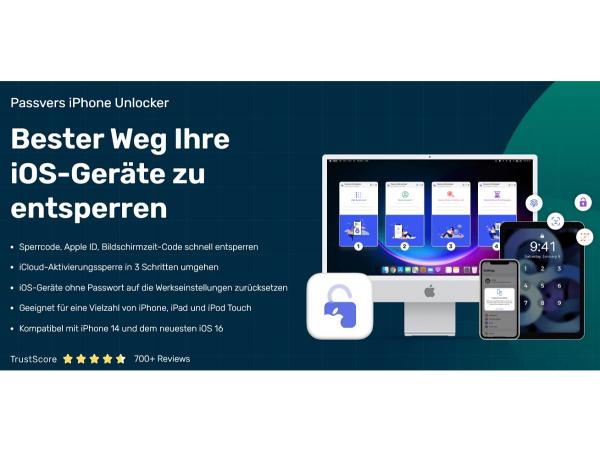 Passvers iPhone Unlocker - professioneller Helfer für Ihr deaktivierten iOS-Geräte