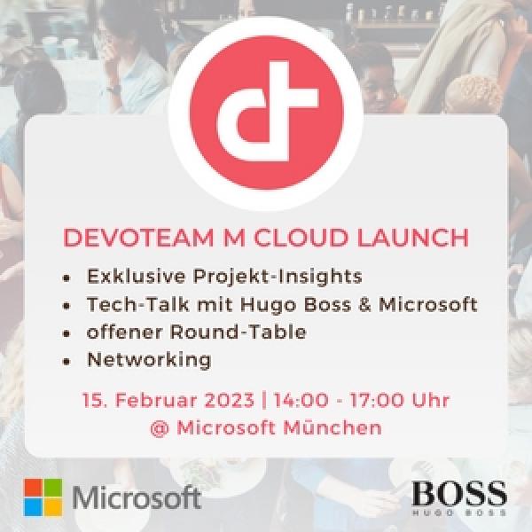 Devoteam M Cloud lädt ein: Das exklusive On-Site Event zum Devoteam M Cloud Launch in München