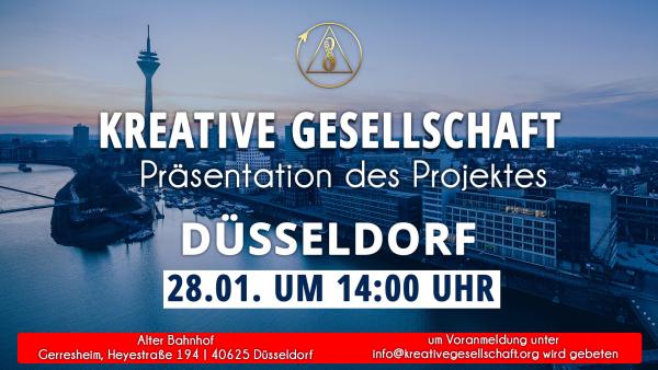 Projekt-Präsentation Kreative Gesellschaft in Düsseldorf