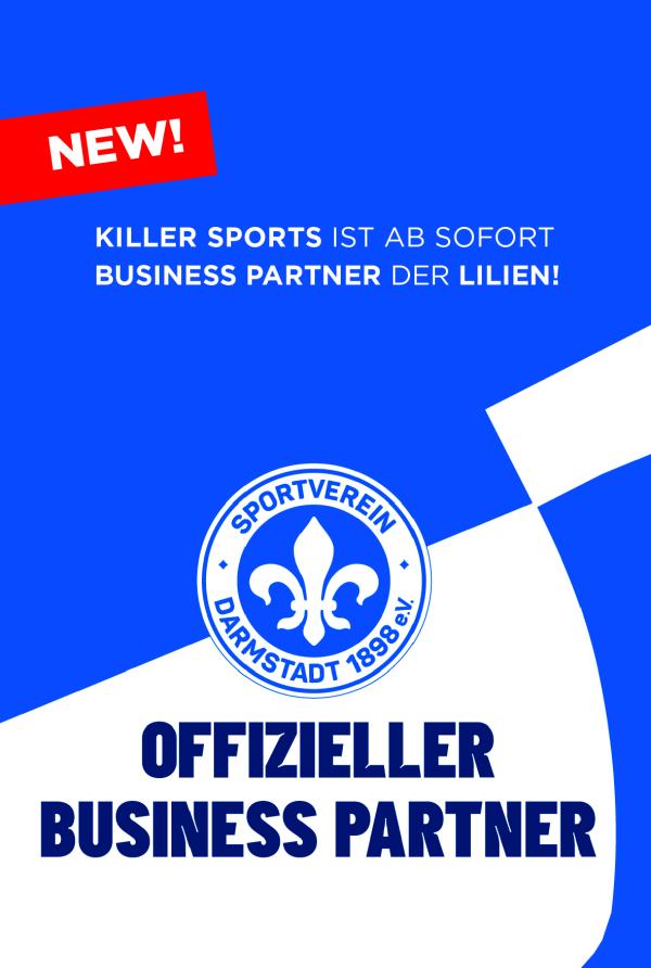 Killer Sports ist offizieller Businesspartner der Lilien