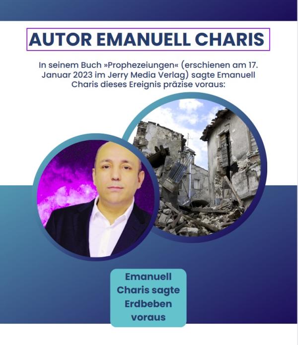 Autor Emanuell Charis sagte Erdbeben voraus