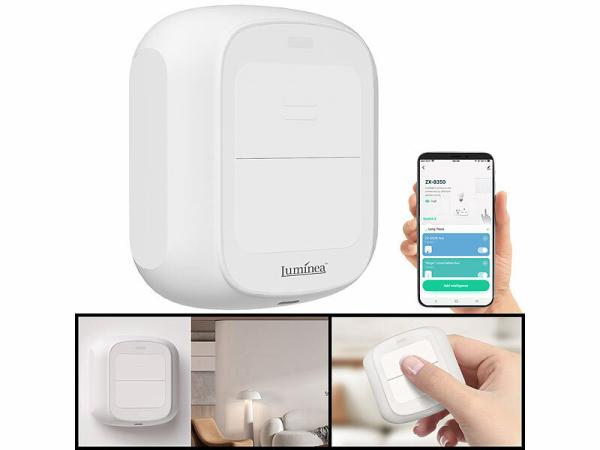 Luminea Home Control Smarte mobile WLAN-Fernbedienung