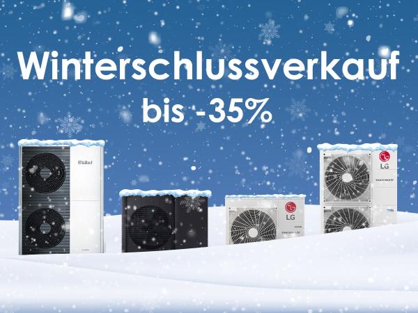 -35% Wärmepumpen Winterschlussverkauf in Wien & Niederösterreich