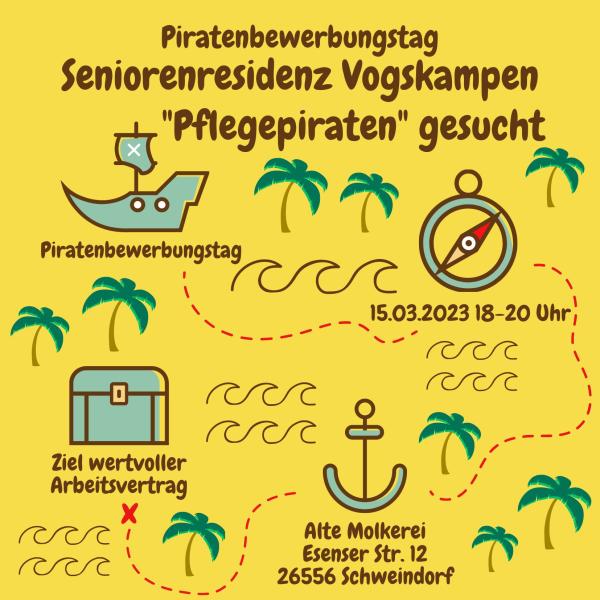 Pflege Jobangebot Piratenbewerbungstag