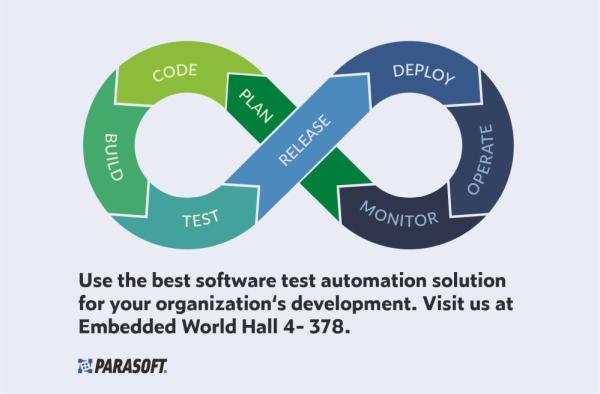 Parasoft auf der embedded world: H4.378