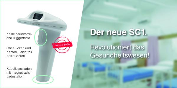 Neuer Scanner revolutioniert Gesundheitswesen: DENSO WAVE EUROPE launcht in Kürze SC1-QB