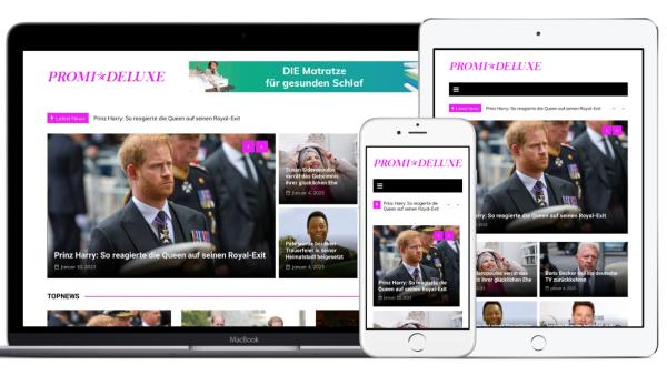 PROMI DELUXE: Neue Promi-Unterhaltungswebseite gestartet!