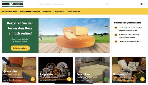 Hoogendoorn launcht Webshop und bringt holländische Käse-Tradition nach Deutschland