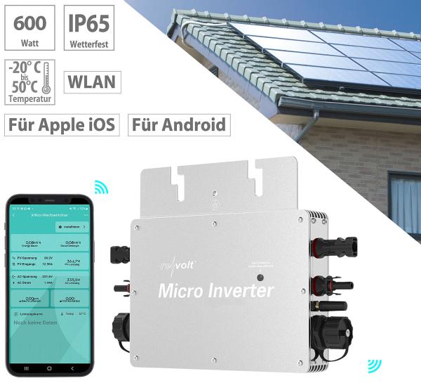 revolt WLAN-Mikroinverter SMI-600