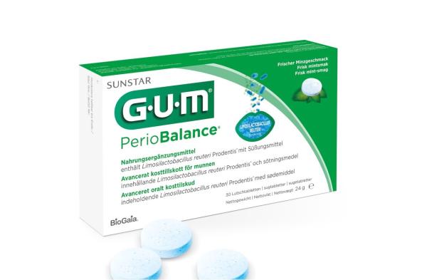 GUM PerioBalance bringt die Mundflora ins Gleichgewicht