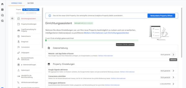 Jetzt Umstellung auf Google Analytics GA4 Property beginnen