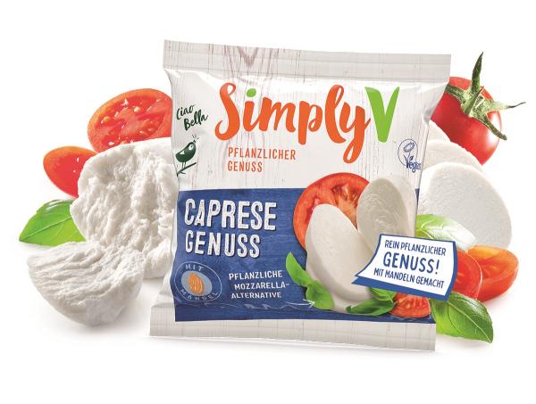 Mamma mia, wie Mozzarella: der neue Simply V Caprese Genuss