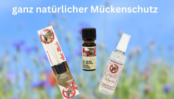 Anti-Mücken Spray & Duft Produkte bei Aromamanufaktur.com