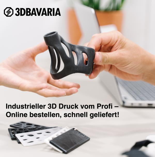 3D Bavaria - Ihr 3D Druckservice Dienstleister in Deutschland. Ihr Partner für industriellen 3D Druck und die additive Fertigung.