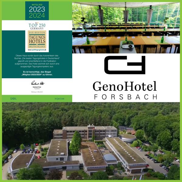 Das GenoHotel Forsbach gehört zu den besten Tagungshotels in Deutschland