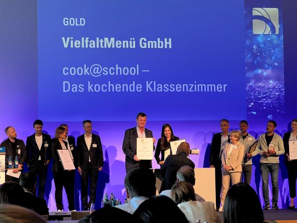 VielfaltMenü Ernährungsprojekt mit Gold ausgezeichnet