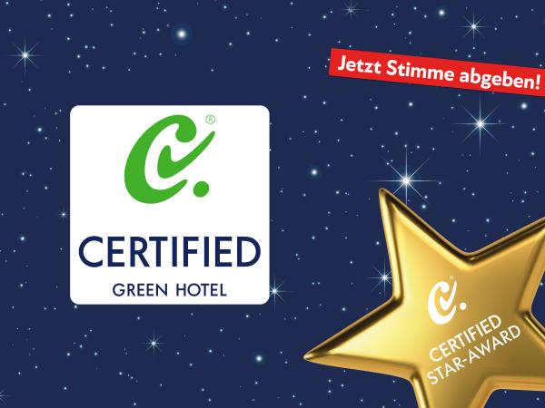 Die Certified Green Hotels im Wettbewerb um den "12. Certified Star-Award"