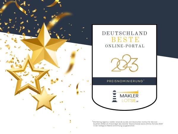 Deutschlands Beste Online-Portale 2023 im Bereich Maklervermittlung - Makler-Lotse auf Platz 2