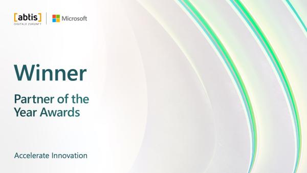 abtis gewinnt Accelerate Innovation Award 2023 von Microsoft Deutschland