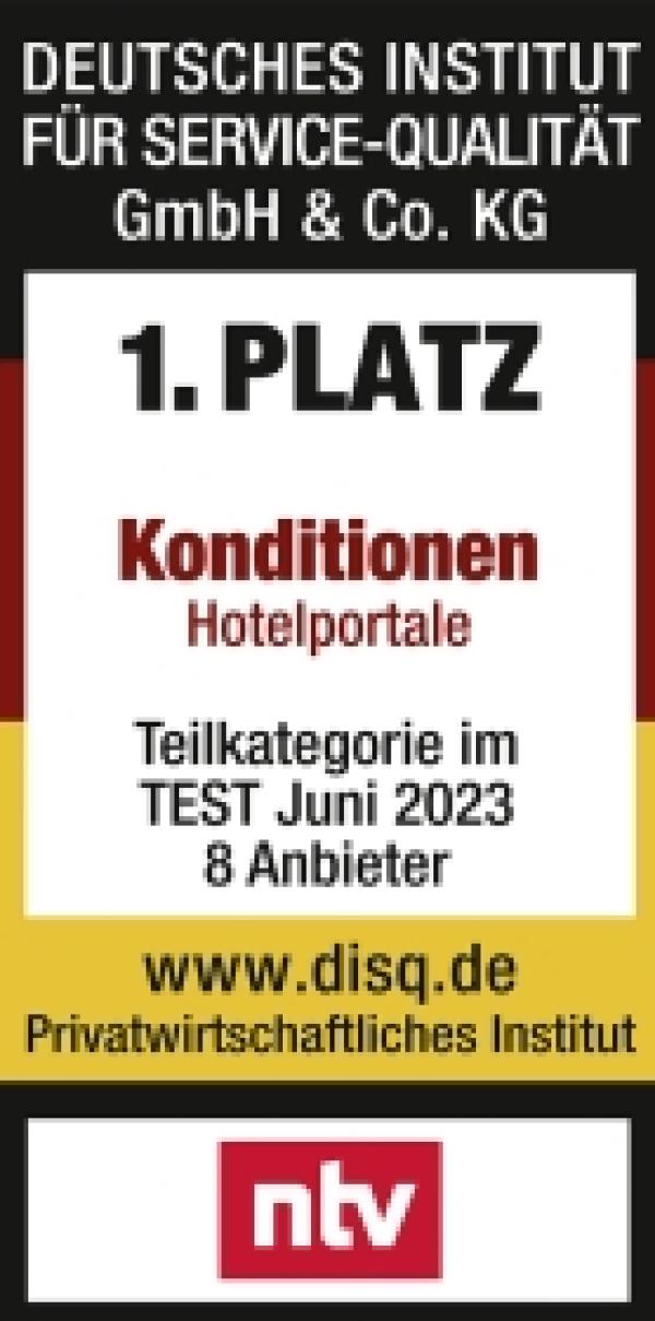 ehotel&reg; von ntv und DISQ ausgezeichnet: Höchste Kundenzufriedenheit durch exzellenten Service und beste Konditionen