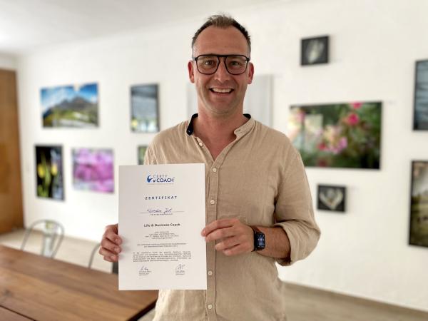Thorsten Jost beendet erfolgreich Ausbildung zum zertifizierten Life &amp; Business Coach