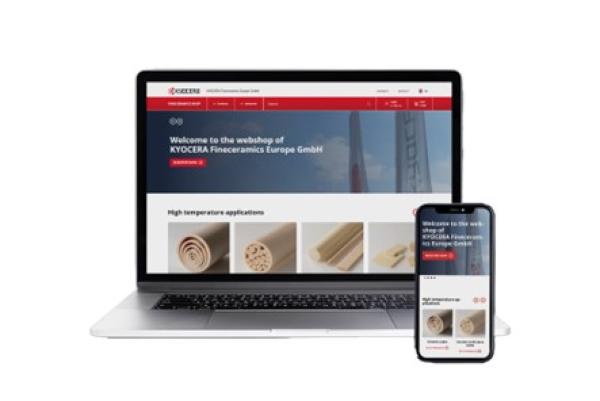 KYOCERA Fineceramics Webshop mit neuer Adresse